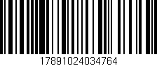 Código de barras (EAN, GTIN, SKU, ISBN): '17891024034764'