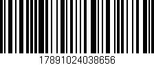 Código de barras (EAN, GTIN, SKU, ISBN): '17891024038656'