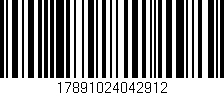 Código de barras (EAN, GTIN, SKU, ISBN): '17891024042912'