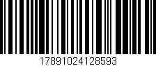 Código de barras (EAN, GTIN, SKU, ISBN): '17891024128593'