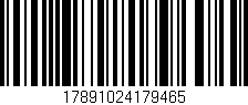 Código de barras (EAN, GTIN, SKU, ISBN): '17891024179465'