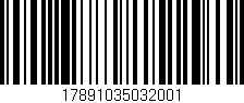 Código de barras (EAN, GTIN, SKU, ISBN): '17891035032001'