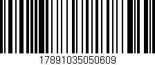 Código de barras (EAN, GTIN, SKU, ISBN): '17891035050609'
