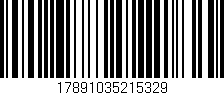Código de barras (EAN, GTIN, SKU, ISBN): '17891035215329'