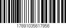 Código de barras (EAN, GTIN, SKU, ISBN): '17891035617956'