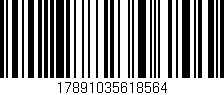 Código de barras (EAN, GTIN, SKU, ISBN): '17891035618564'