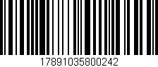 Código de barras (EAN, GTIN, SKU, ISBN): '17891035800242'