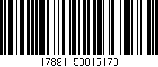 Código de barras (EAN, GTIN, SKU, ISBN): '17891150015170'