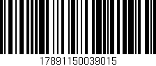 Código de barras (EAN, GTIN, SKU, ISBN): '17891150039015'