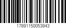 Código de barras (EAN, GTIN, SKU, ISBN): '17891150053943'