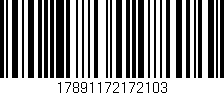 Código de barras (EAN, GTIN, SKU, ISBN): '17891172172103'