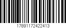 Código de barras (EAN, GTIN, SKU, ISBN): '17891172422413'
