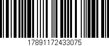 Código de barras (EAN, GTIN, SKU, ISBN): '17891172433075'