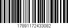 Código de barras (EAN, GTIN, SKU, ISBN): '17891172433082'