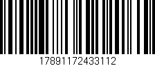 Código de barras (EAN, GTIN, SKU, ISBN): '17891172433112'