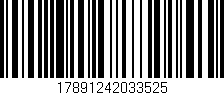 Código de barras (EAN, GTIN, SKU, ISBN): '17891242033525'