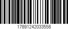 Código de barras (EAN, GTIN, SKU, ISBN): '17891242033556'