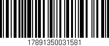 Código de barras (EAN, GTIN, SKU, ISBN): '17891350031581'