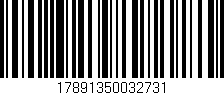 Código de barras (EAN, GTIN, SKU, ISBN): '17891350032731'
