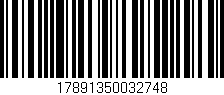 Código de barras (EAN, GTIN, SKU, ISBN): '17891350032748'