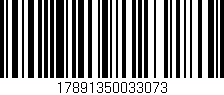 Código de barras (EAN, GTIN, SKU, ISBN): '17891350033073'