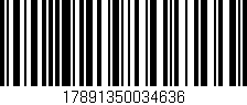 Código de barras (EAN, GTIN, SKU, ISBN): '17891350034636'