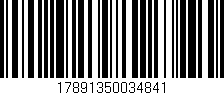 Código de barras (EAN, GTIN, SKU, ISBN): '17891350034841'