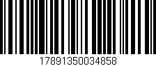Código de barras (EAN, GTIN, SKU, ISBN): '17891350034858'