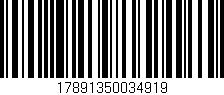 Código de barras (EAN, GTIN, SKU, ISBN): '17891350034919'