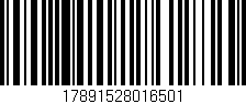 Código de barras (EAN, GTIN, SKU, ISBN): '17891528016501'