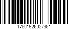 Código de barras (EAN, GTIN, SKU, ISBN): '17891528037681'