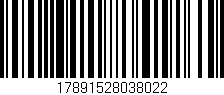 Código de barras (EAN, GTIN, SKU, ISBN): '17891528038022'