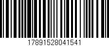 Código de barras (EAN, GTIN, SKU, ISBN): '17891528041541'