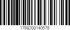 Código de barras (EAN, GTIN, SKU, ISBN): '1789200140578'