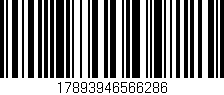 Código de barras (EAN, GTIN, SKU, ISBN): '17893946566286'