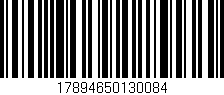 Código de barras (EAN, GTIN, SKU, ISBN): '17894650130084'