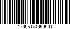 Código de barras (EAN, GTIN, SKU, ISBN): '17895144859931'