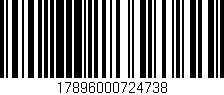 Código de barras (EAN, GTIN, SKU, ISBN): '17896000724738'