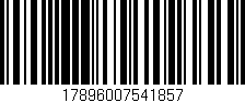 Código de barras (EAN, GTIN, SKU, ISBN): '17896007541857'
