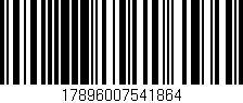 Código de barras (EAN, GTIN, SKU, ISBN): '17896007541864'