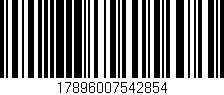 Código de barras (EAN, GTIN, SKU, ISBN): '17896007542854'
