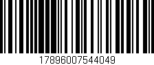 Código de barras (EAN, GTIN, SKU, ISBN): '17896007544049'