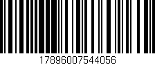 Código de barras (EAN, GTIN, SKU, ISBN): '17896007544056'