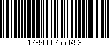 Código de barras (EAN, GTIN, SKU, ISBN): '17896007550453'