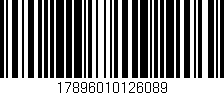 Código de barras (EAN, GTIN, SKU, ISBN): '17896010126089'
