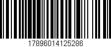 Código de barras (EAN, GTIN, SKU, ISBN): '17896014125286'