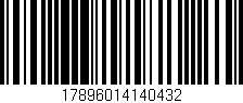 Código de barras (EAN, GTIN, SKU, ISBN): '17896014140432'