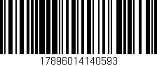 Código de barras (EAN, GTIN, SKU, ISBN): '17896014140593'