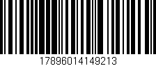 Código de barras (EAN, GTIN, SKU, ISBN): '17896014149213'
