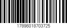Código de barras (EAN, GTIN, SKU, ISBN): '17896018703725'